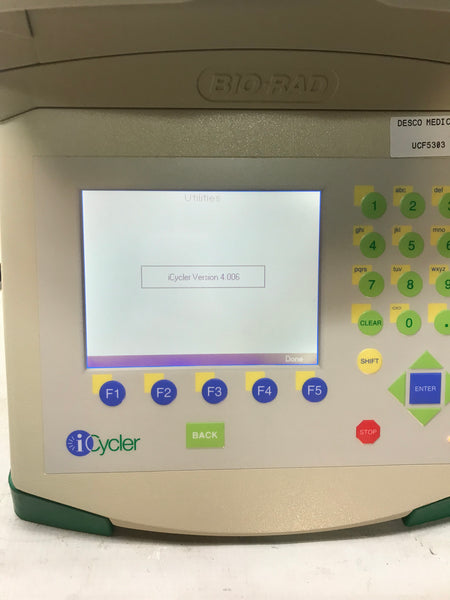 BIO RAD MyiQ Single Color Real-Time PCR Detection System 582BR iCycler + 569BR MyiQ