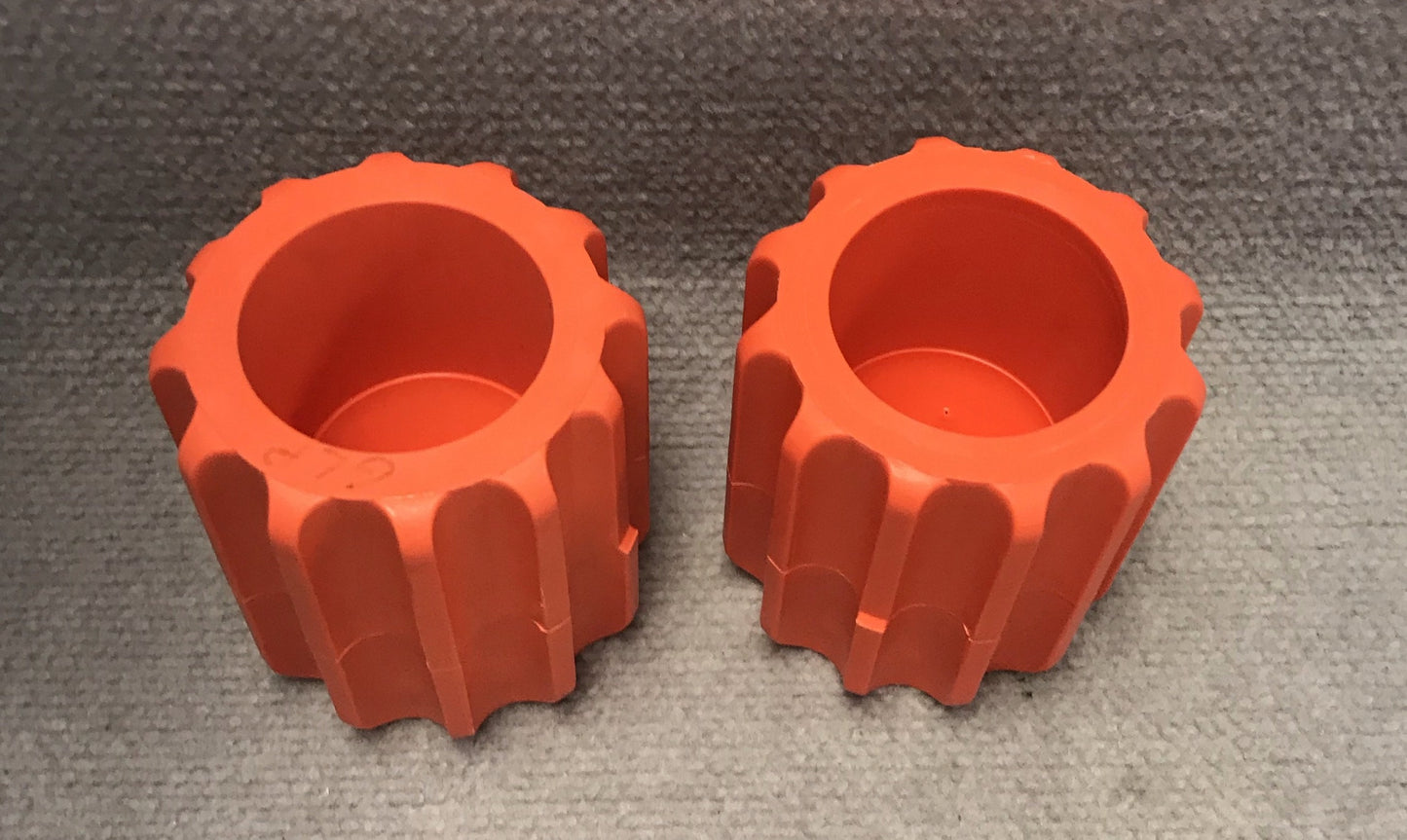 set of 2 Beckman Coulter 369385 - 250Ml Polypropylene Conical Bottle Adapter