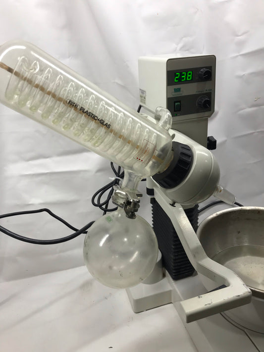 Buchi R-124 Rotavapor & Water Bath B-481 Some Glassware