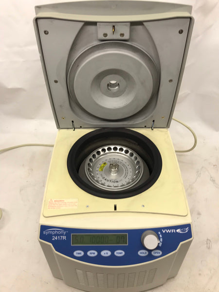 VWR Symphony 2417R Refrigerated Microcentrifuge 120V Tested Video Warranty