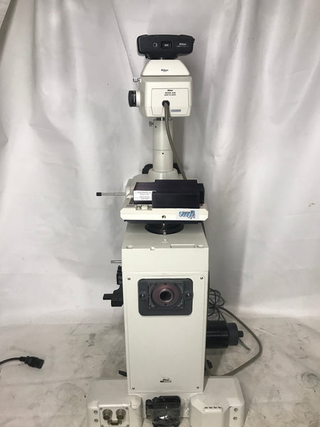 Nikon Fluorescence DIC Eclipse E800 Microscope Trinocular Head Polarized Incomplete  E 800