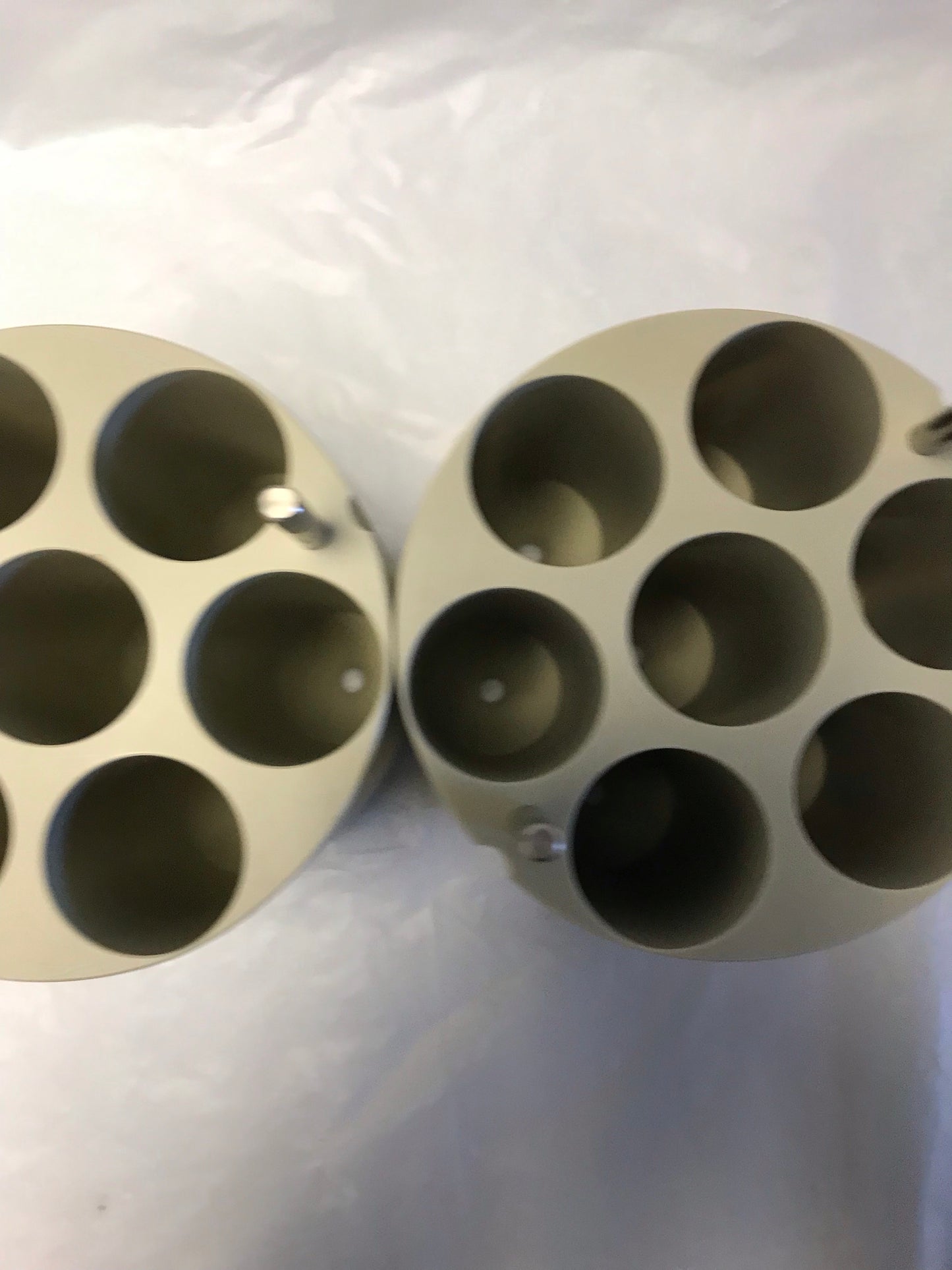 set of two Beckman Coulter 393266 Conical Tube Adapter 7x50ml