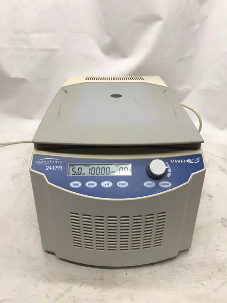 VWR Symphony 2417R Refrigerated Microcentrifuge 120V Tested Video Warranty