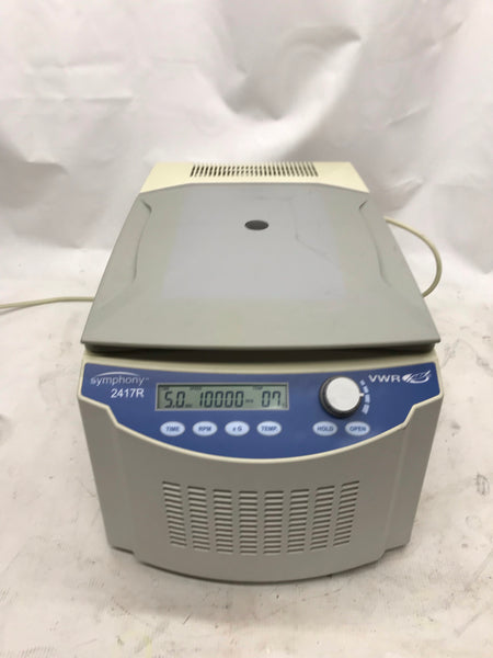 VWR Symphony 2417R Refrigerated Microcentrifuge 120V Tested Video Warranty