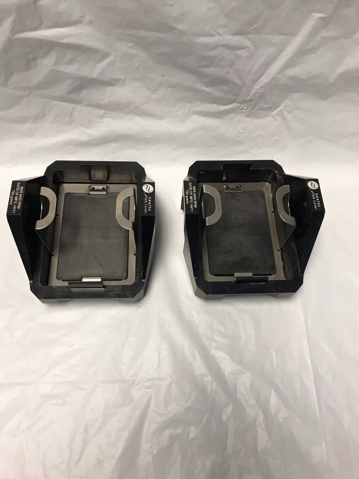 Pair of Beckman Coulter u SX4750 Microplate Plate Carrier 4450 Rpm 787 Grams