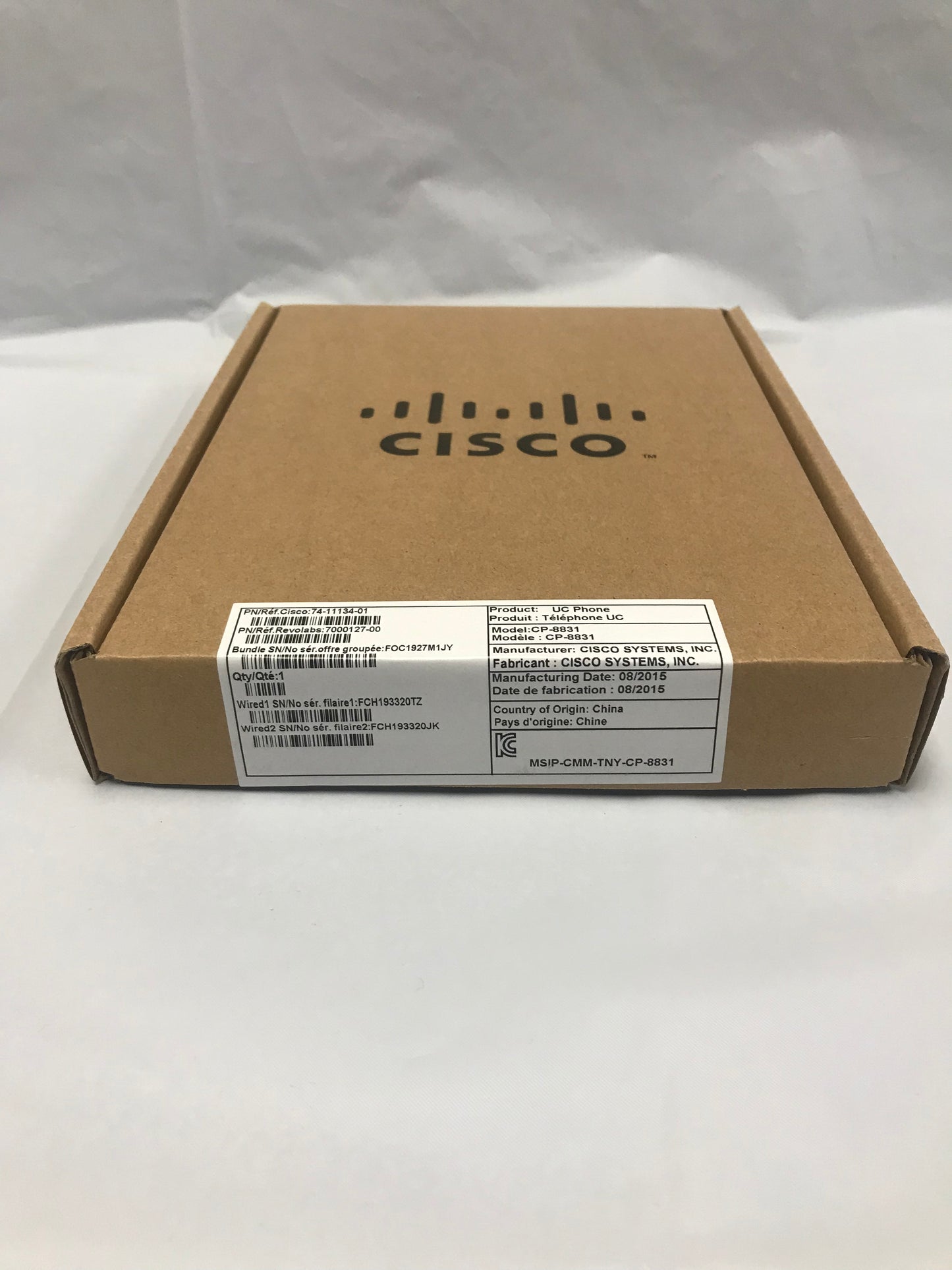 NEW Set 2 Cisco CP-MIC-WIRED-S Microphone 74-11134-01 for CP-8831