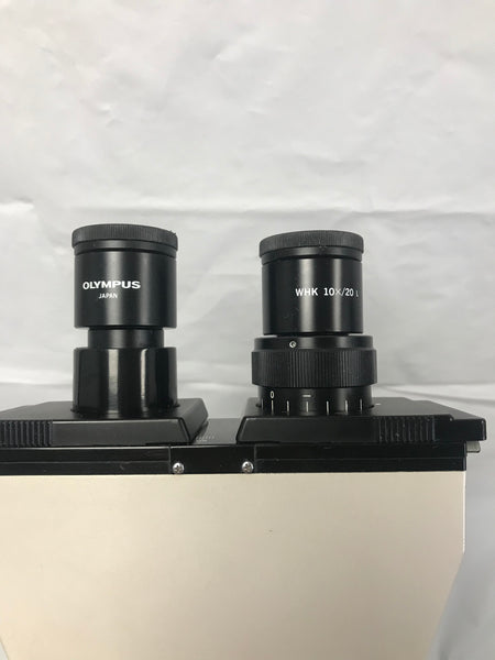 Olympus BH2 BH-2 Microscope 3 Objectives 10x 40x & 100x & Lamp