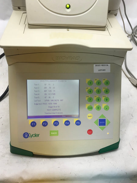 BIO RAD MyiQ Single Color Real-Time PCR Detection System 582BR iCycler + 569BR MyiQ