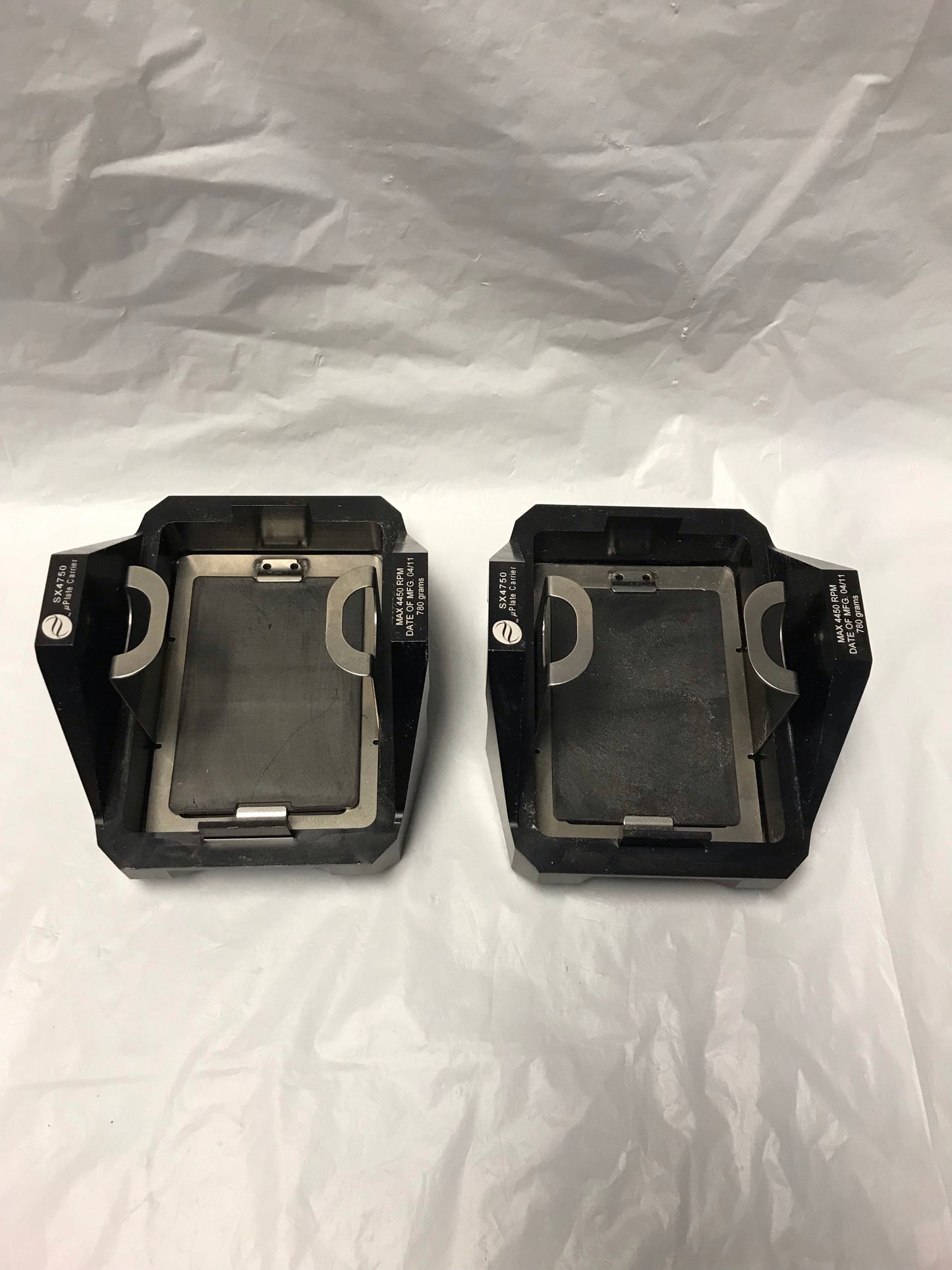Pair of Beckman Coulter u SX4750 Microplate Plate Carrier 4450 Rpm 787 Grams