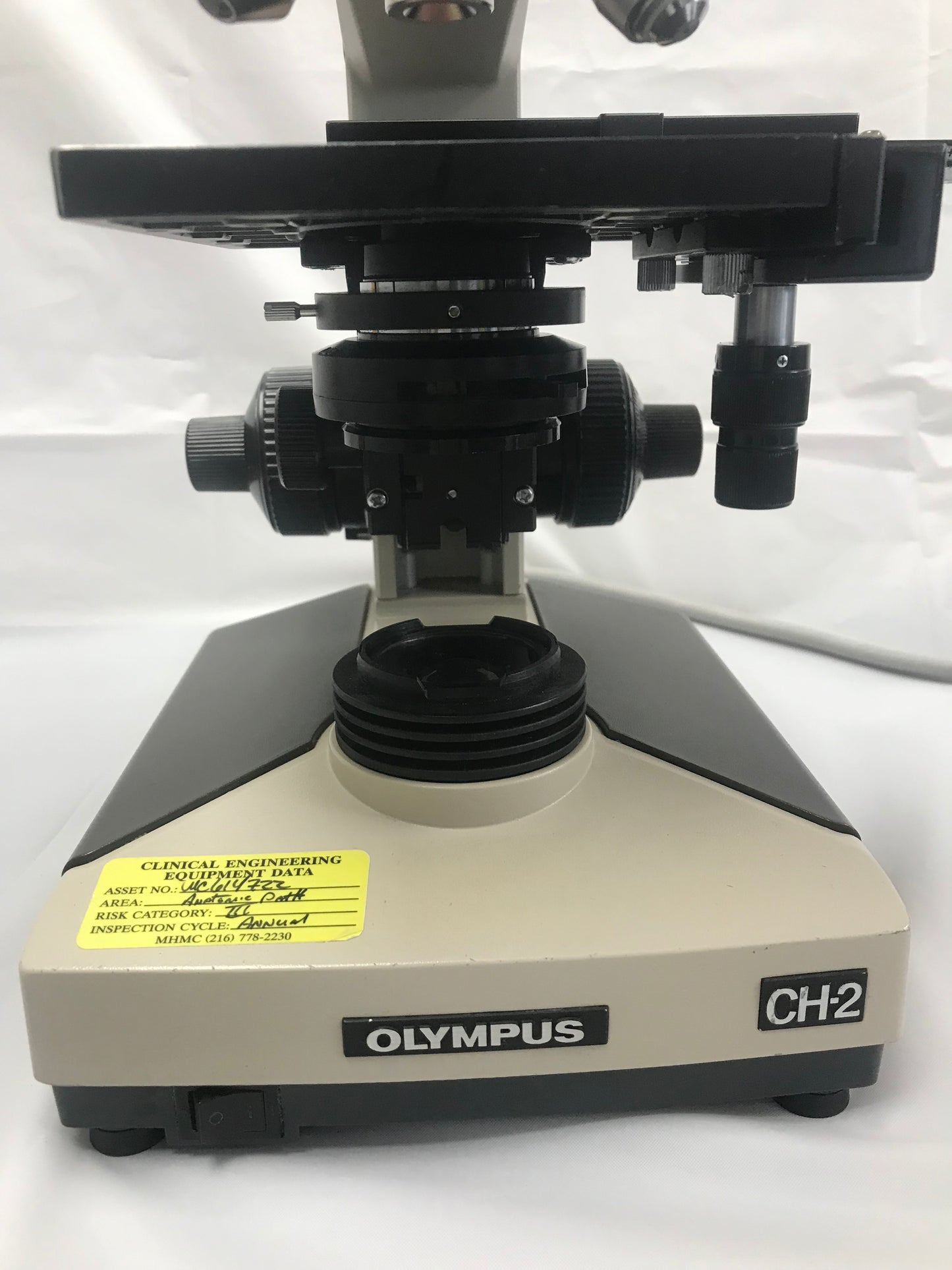 Olympus CH2 CH-2 Microscope 4 Objectives 4x 10x 40x & 100x & Lamp