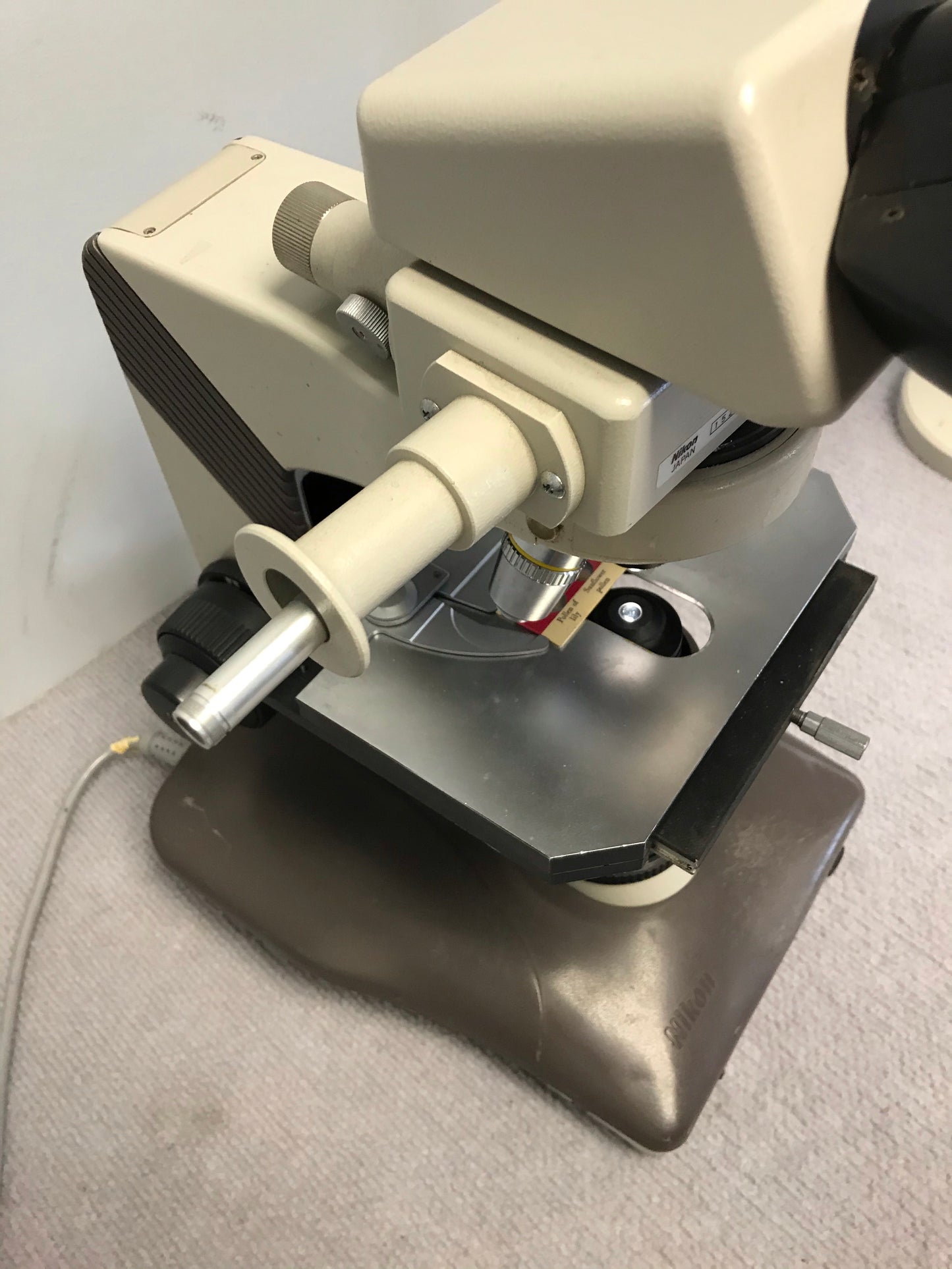 Nikon Labophot-2 Microscope + Dual Head Teaching Microscope Tested! 4 Objectives
