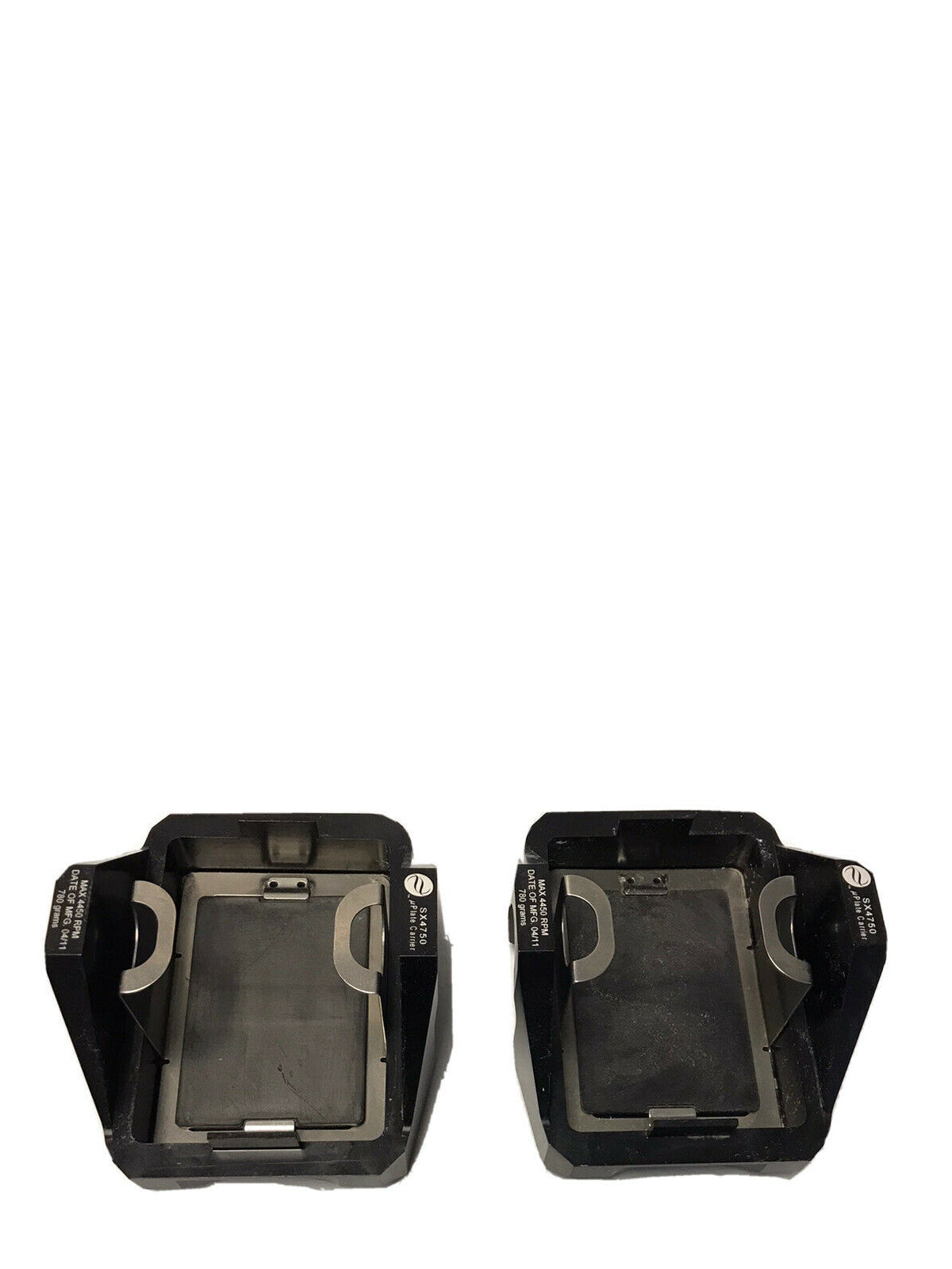 Pair of Beckman Coulter u SX4750 Microplate Plate Carrier 4450 Rpm 787 Grams