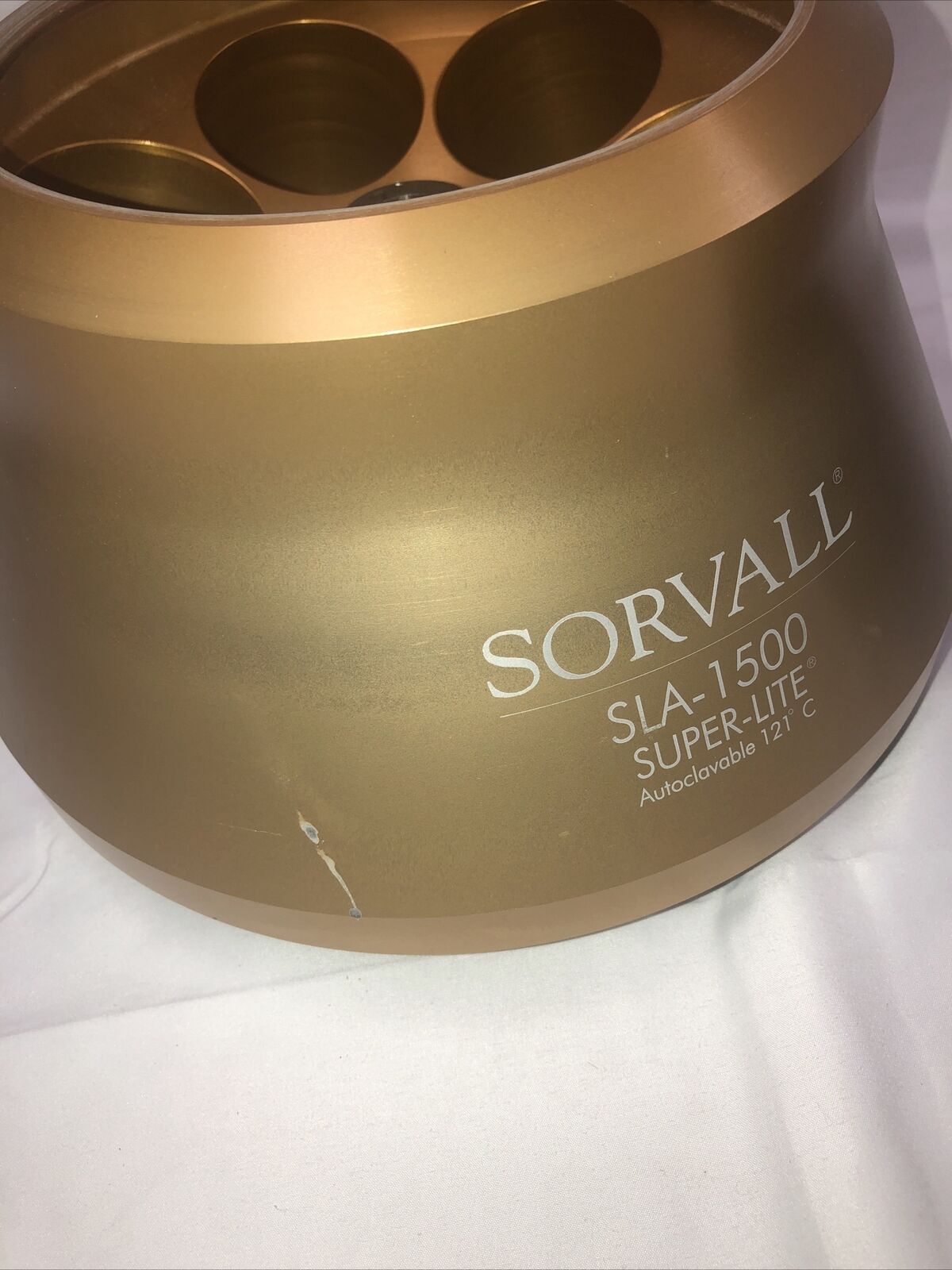 Sorvall SLA-1500 Super-Lite Autoclavable 121°C 6 Position Rotor (6 x 250mL) GOLD