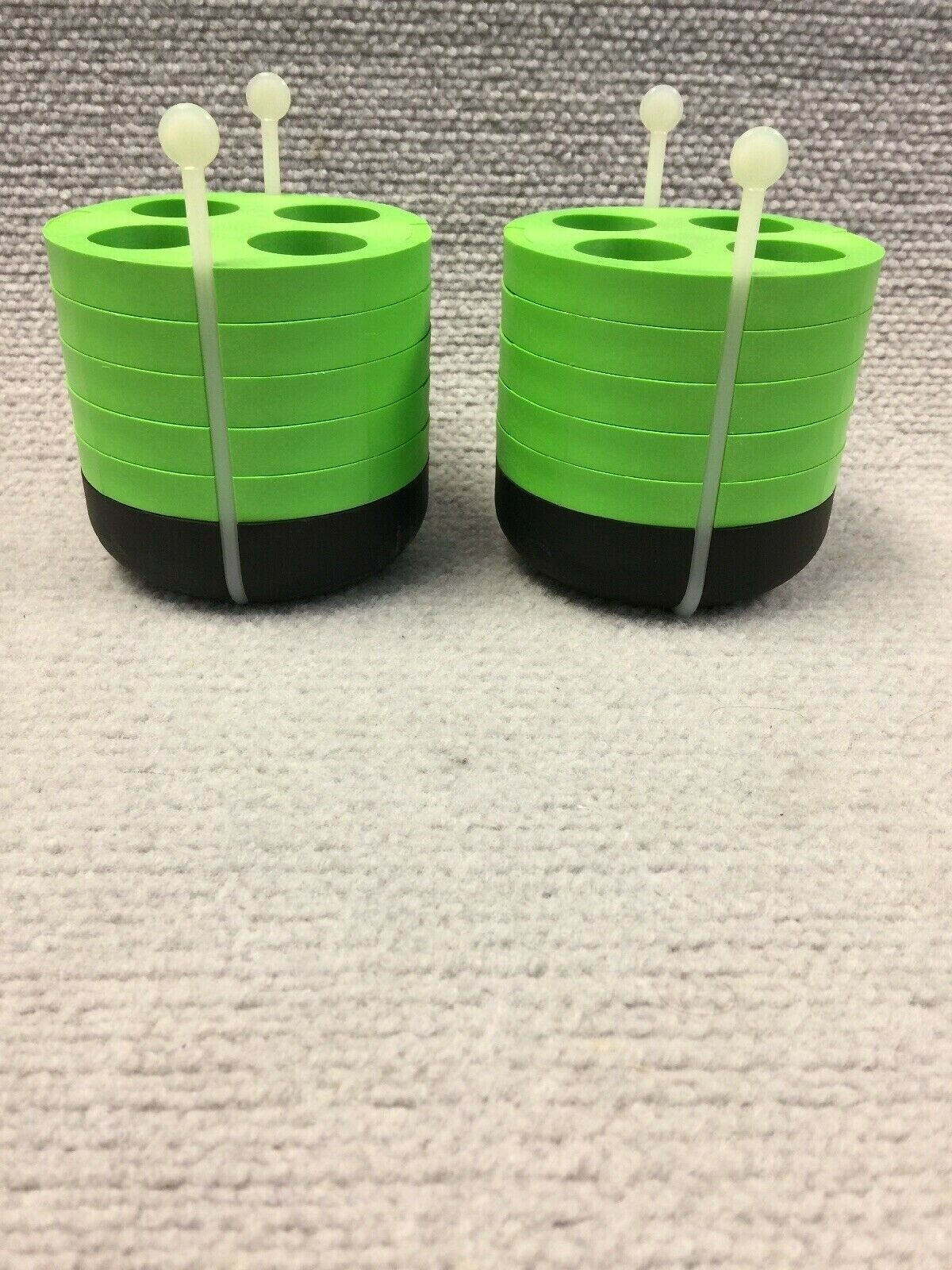 10 Beckman Coulter 345371 4x50mL Tube Swing Bucket Insert & Pads - Warranty