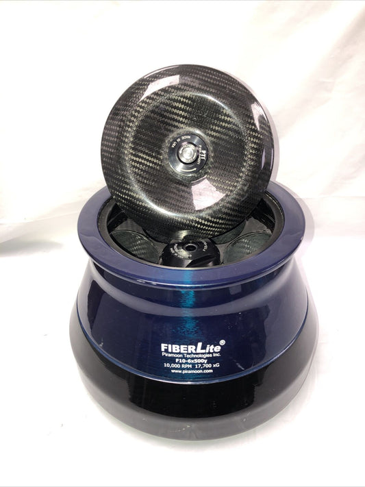 PTI FiberLite F10-6x500y Fixed Angle Centrifuge Rotor Piramoon tested working