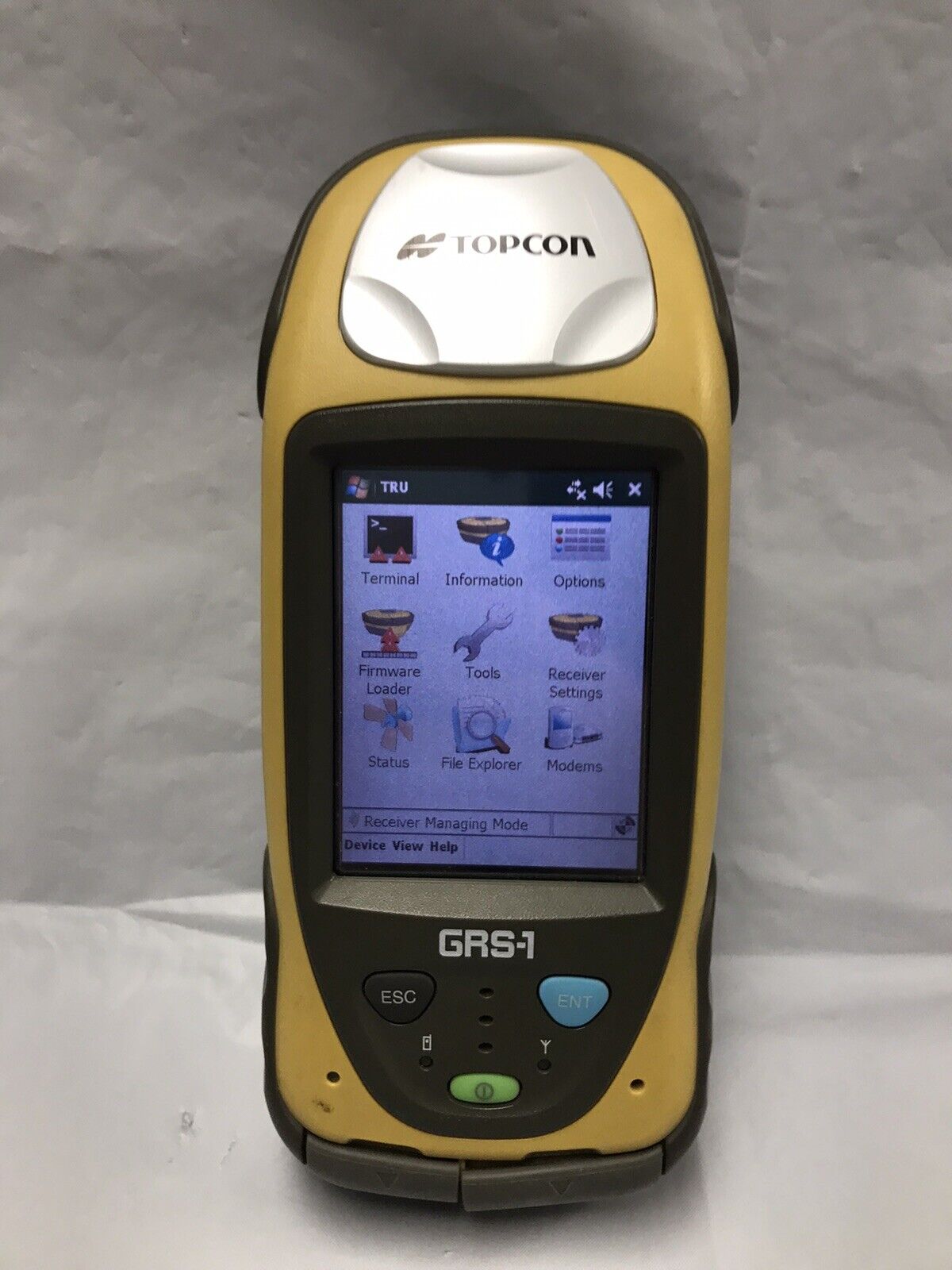 Topcon GRS-1 Field Controller w/ TopSURV V8.2.2 GRS1 & Optical GIS TRU 2.5 PG-A5 gps