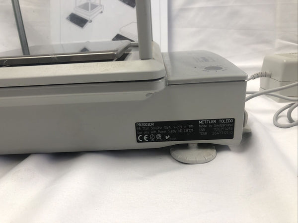 Mettler Toledo Analytical Balance PR2003 with LC-P43 Printer Lab Scale Tested