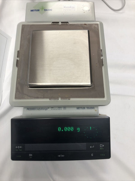 Mettler Toledo Analytical Balance PR2003 with LC-P43 Printer Lab Scale Tested