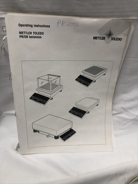 Mettler Toledo PR2003 Balance FACT Delta Range Analytical Lab Working Video