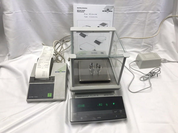 Mettler Toledo Analytical Balance PR2003 with LC-P43 Printer Lab Scale Tested