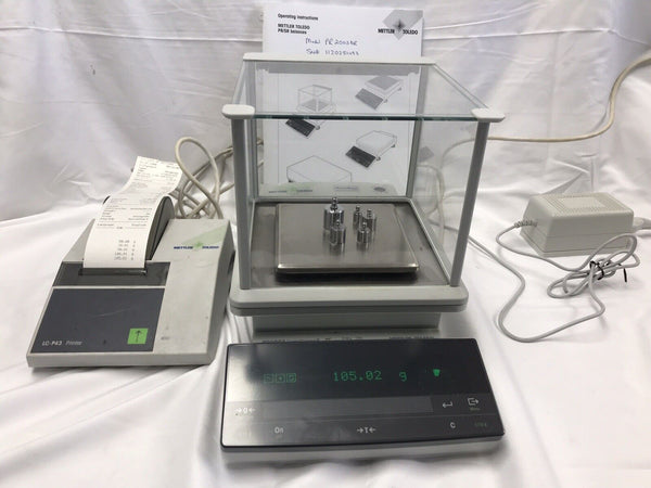 Mettler Toledo Analytical Balance PR2003 with LC-P43 Printer Lab Scale Tested