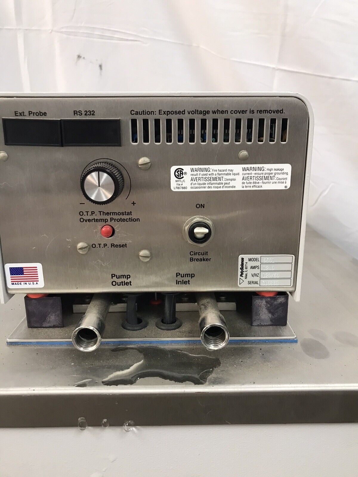 Polyscience 9501 Digital Heating Chilling Recirculating Water Bath Video Working