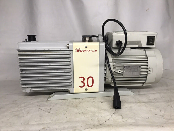 EDWARDS E2M30 Dual Stage Rotary Vane Vacuum Pump - TESTED warranty
