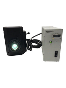 Olympus U-RFL-T Microscope Power Supply w/ U-LH100HGAPO Lamp