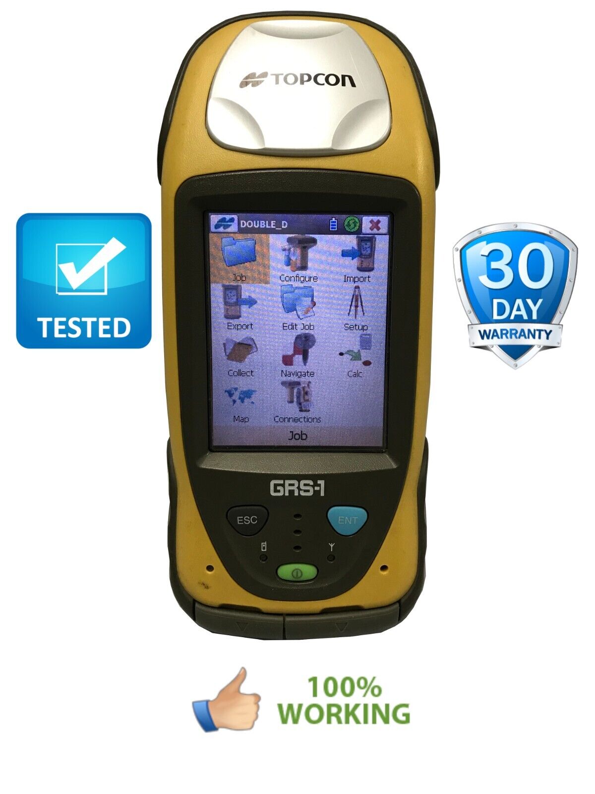 Topcon GRS-1 Field Controller w/ TopSURV V8.2.2 GRS1 & Optical GIS TRU 2.5 PG-A5 gps