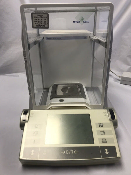 Mettler Toledo AX204 Analytical Balance d=0.0001g Max=220g tested working