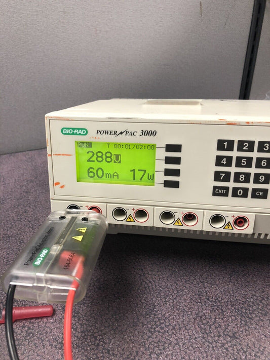 BIO-RAD Biorad PowerPac 3000 Gel Electroporesis Power Supply Working