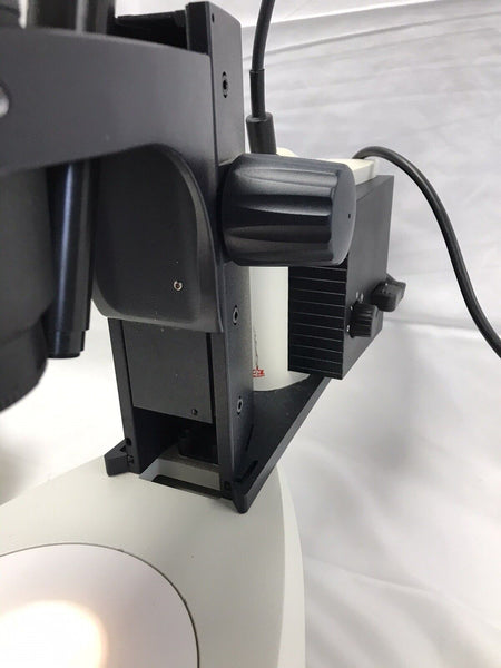 Leica S6E Stereo Zoom Microscope With Stand Light Source & 10x Eyepieces Tested