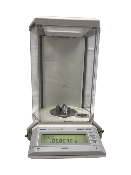 Mettler AG204 Analytical Lab Balance With Power Supply 210g@0.1mg  tested working