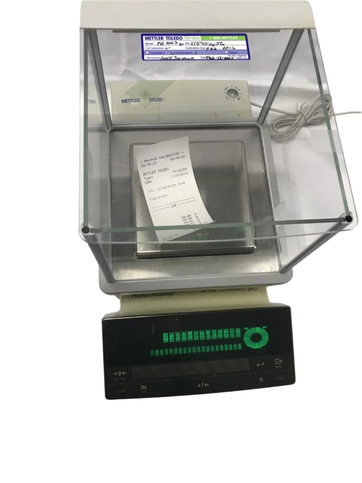 Mettler Toledo PR2003 Balance FACT Delta Range Analytical Lab Working Video
