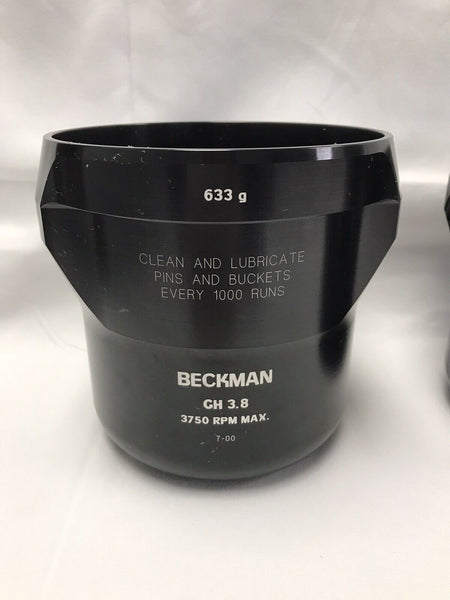 Lot of 2 Beckman Coulter Swing Buckets 633 g GH-3.8 Pair