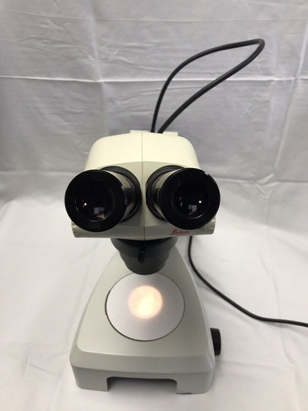 Leica S6E Stereo Zoom Microscope With Stand Light Source & 10x Eyepieces Tested