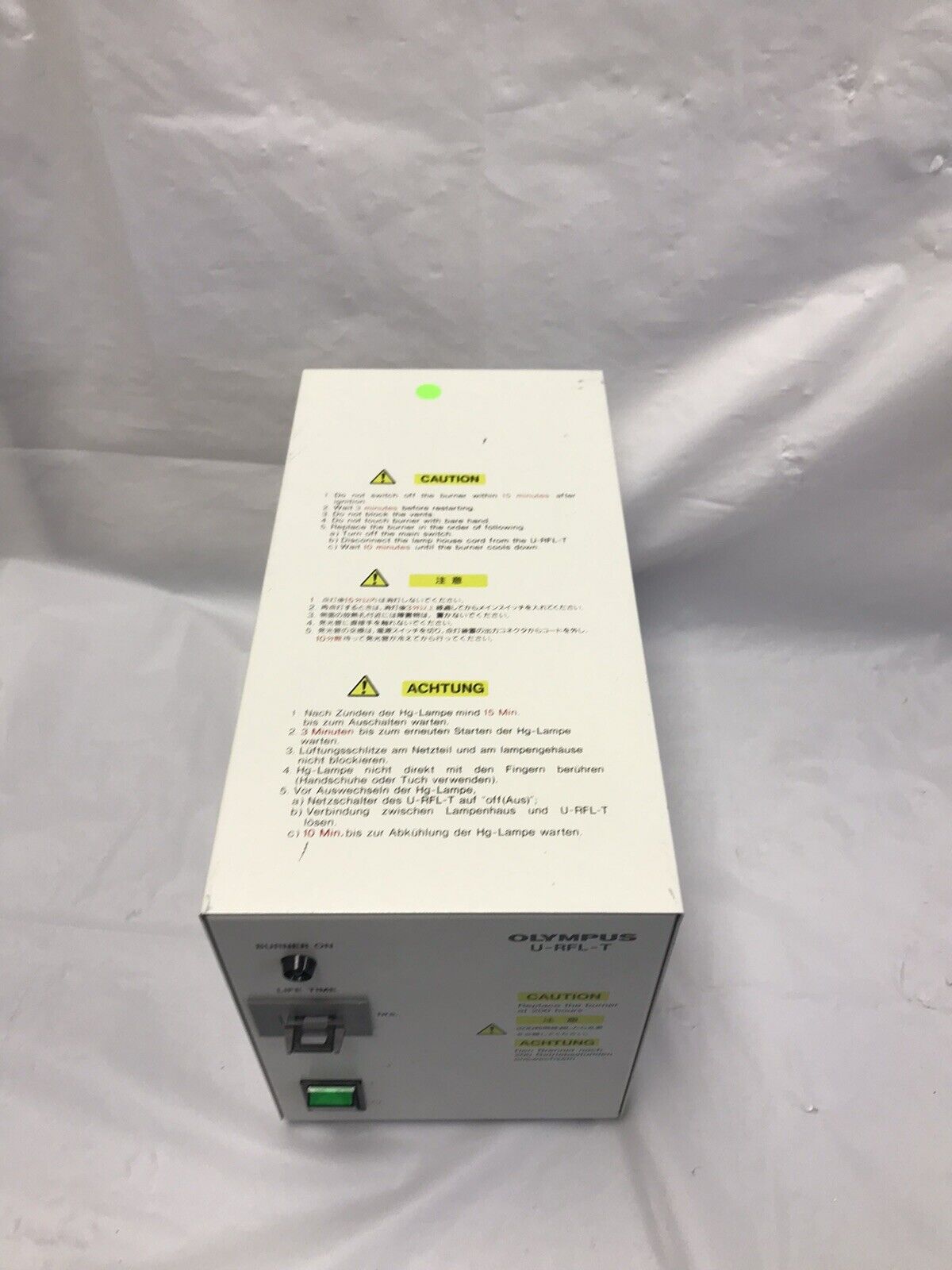 Olympus U- RFL - T - 200 Power Supply 100W High Pressure Mercedes Burner Ballast