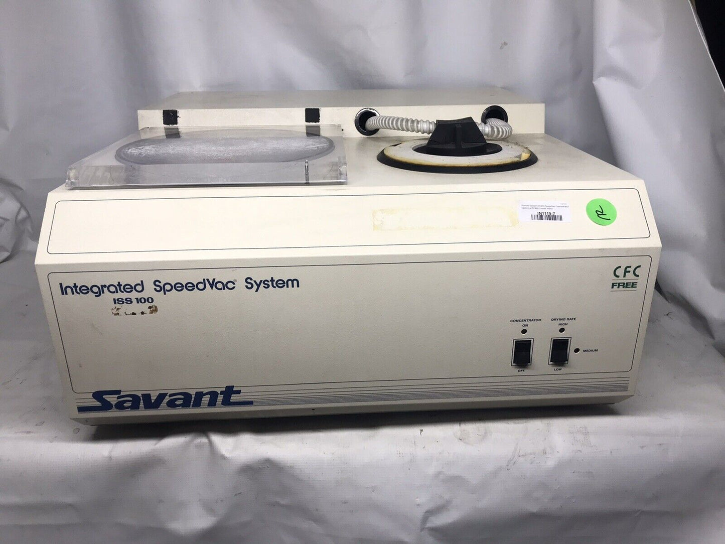 Thermo Savant ISS100 SpeedVac Concentrator System w/FC400 Tested Video ISS 100