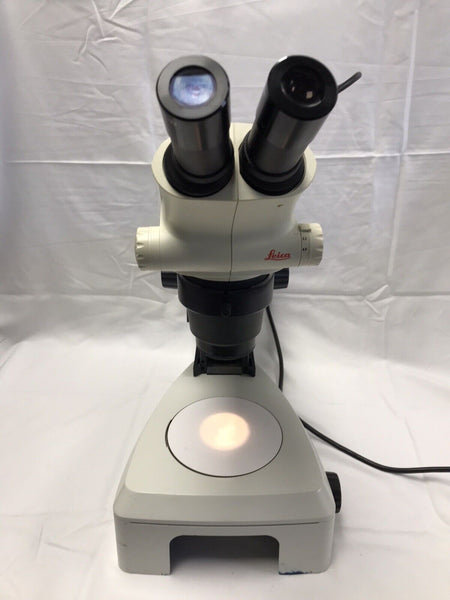 Leica S6E Stereo Zoom Microscope With Stand Light Source & 10x Eyepieces Tested