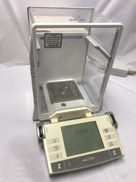 Mettler Toledo AX204 Analytical Balance d=0.0001g Max=220g tested working