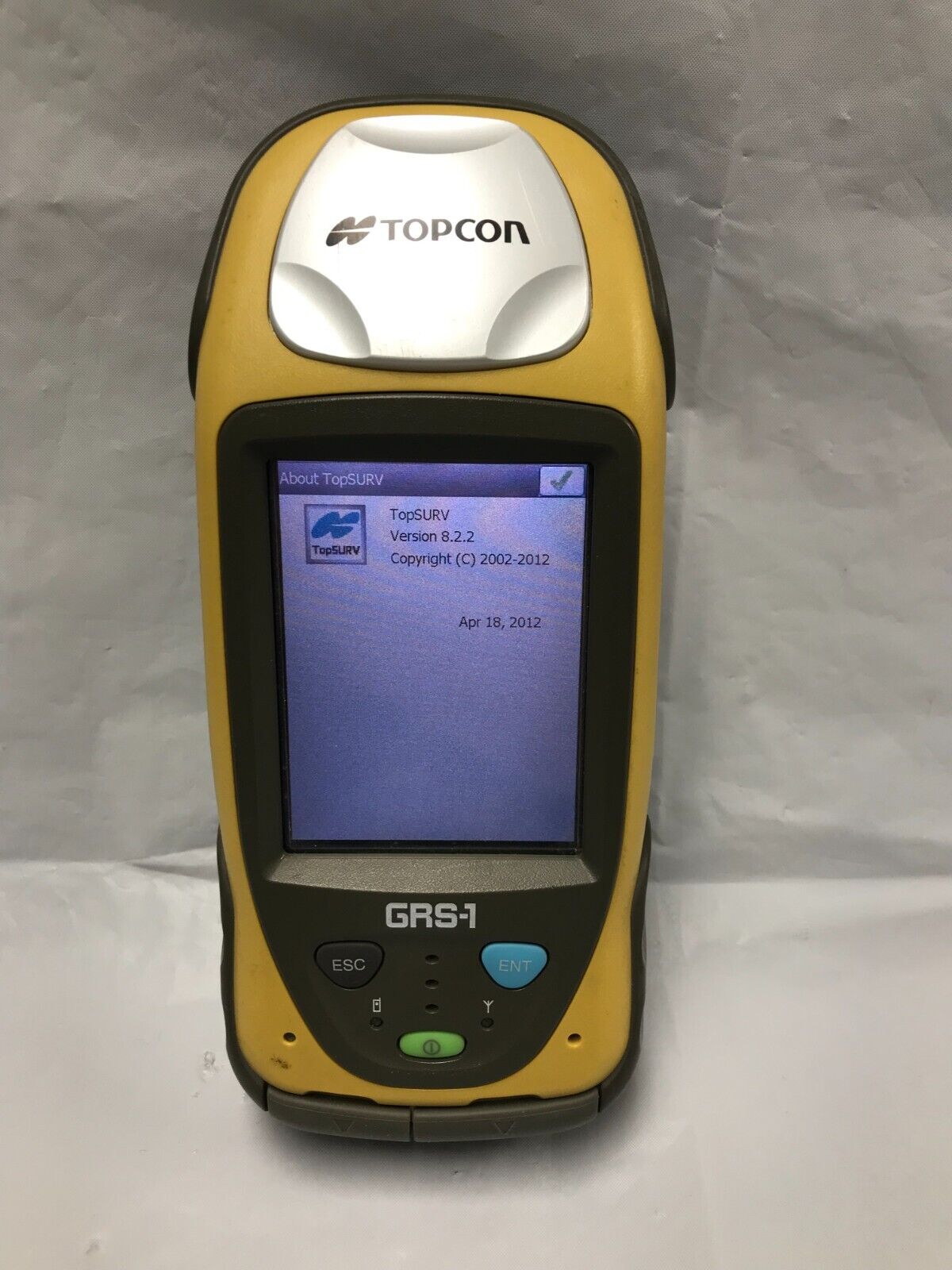 Topcon GRS-1 Field Controller w/ TopSURV V8.2.2 GRS1 & Optical GIS TRU 2.5 PG-A5 gps