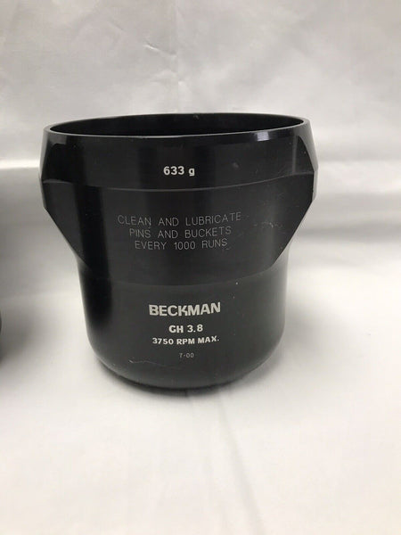 Lot of 2 Beckman Coulter Swing Buckets 633 g GH-3.8 Pair