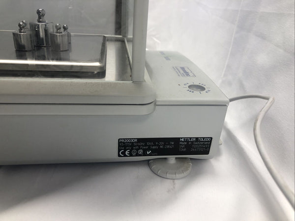 Mettler Toledo Analytical Balance PR2003 with LC-P43 Printer Lab Scale Tested