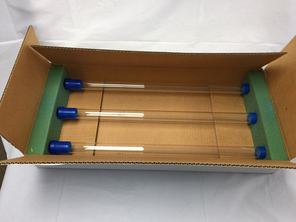 New Kontes Flex Column Glass Chromatography, 2.5 X 50 Cm Set Of 3