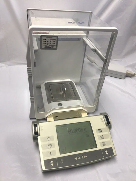 Mettler Toledo AX204 Analytical Balance d=0.0001g Max=220g tested working