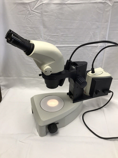 Leica S6E Stereo Zoom Microscope With Stand Light Source & 10x Eyepieces Tested