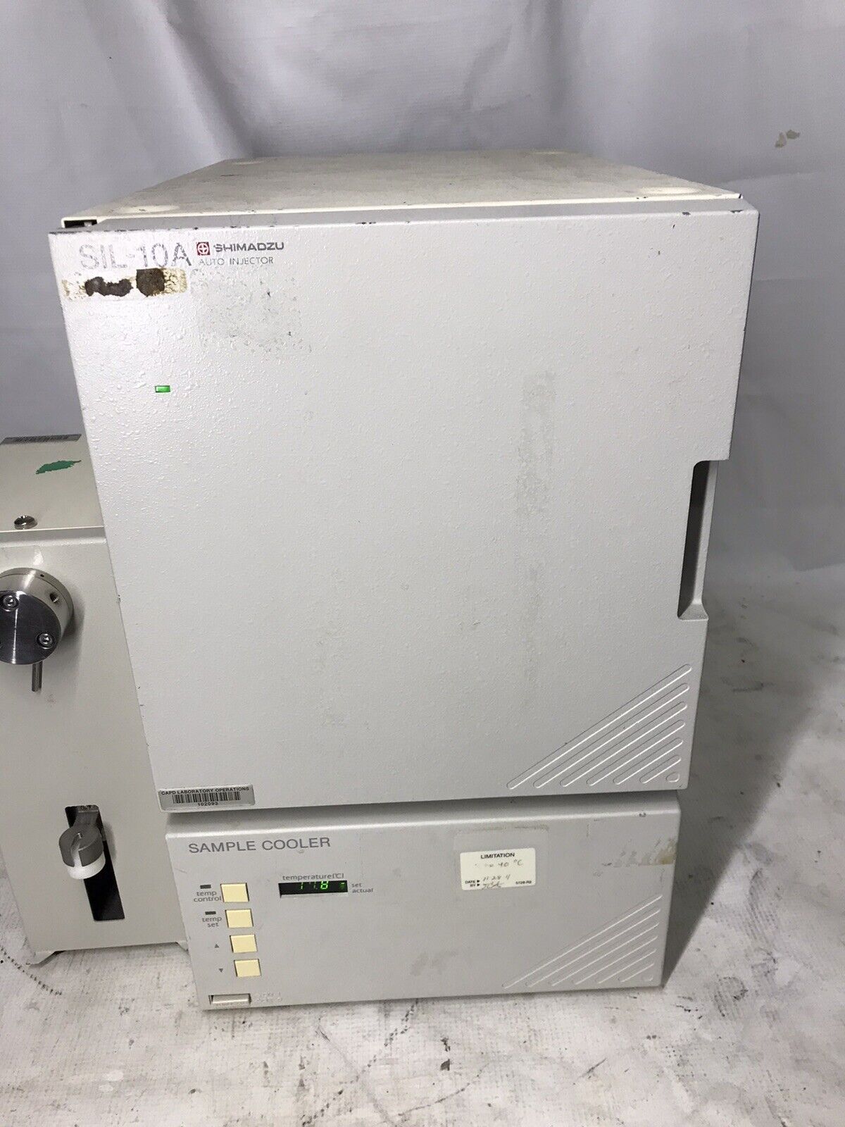 Shimadzu SIL-10A with Sample Cooler and Syringe Pump