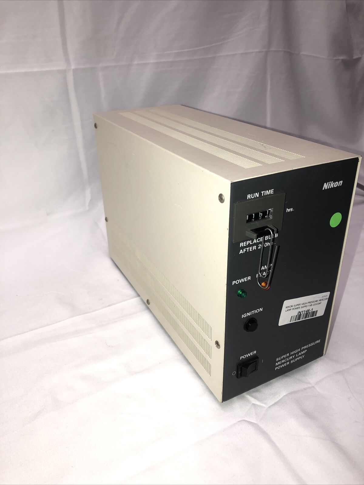 Nikon Super High Pressure Mercury Lamp Power Supply HB-10103AF