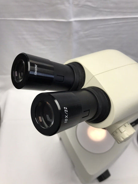 Leica S6E Stereo Zoom Microscope With Stand Light Source & 10x Eyepieces Tested