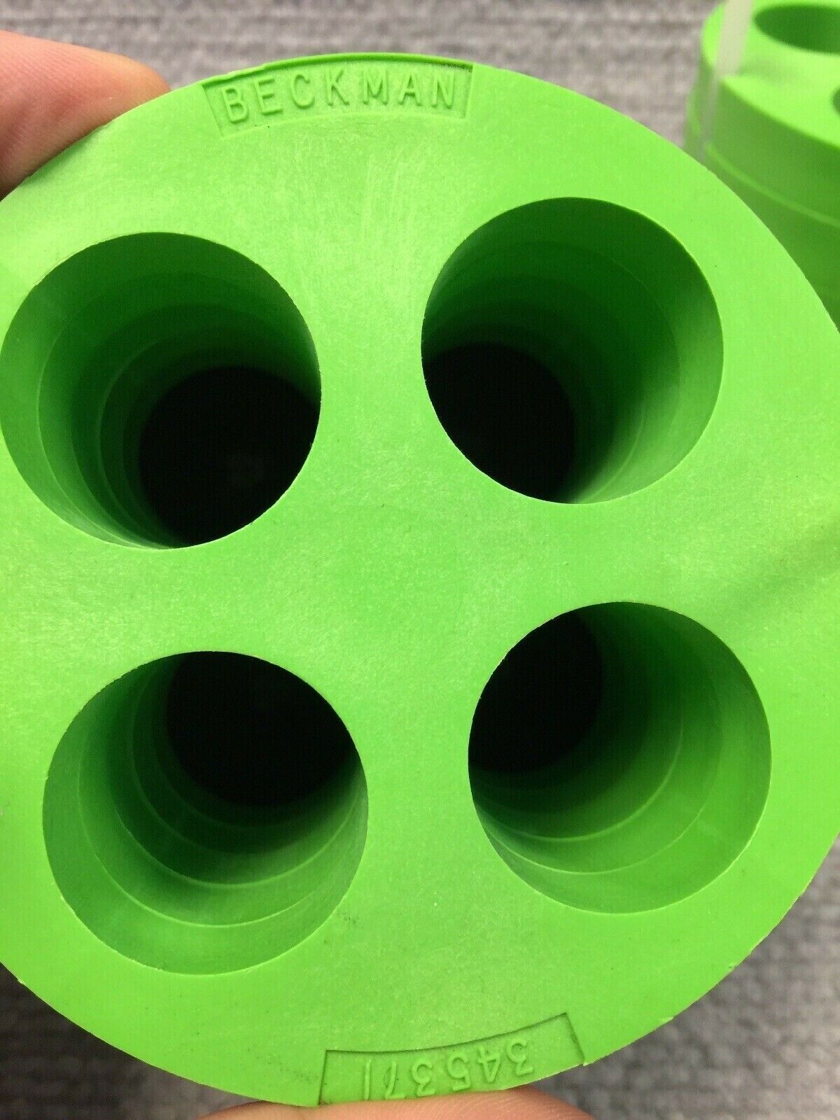 10 Beckman Coulter 345371 4x50mL Tube Swing Bucket Insert & Pads - Warranty